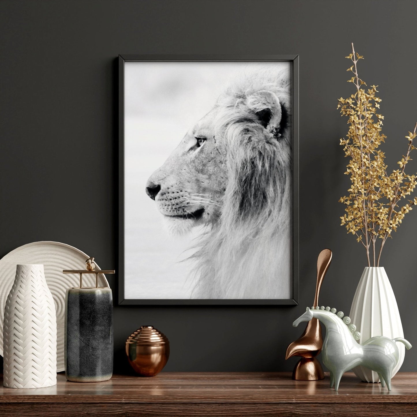 Wall Art For Living Room Canvas | Set of 3 African Wildlife Wall art Prints