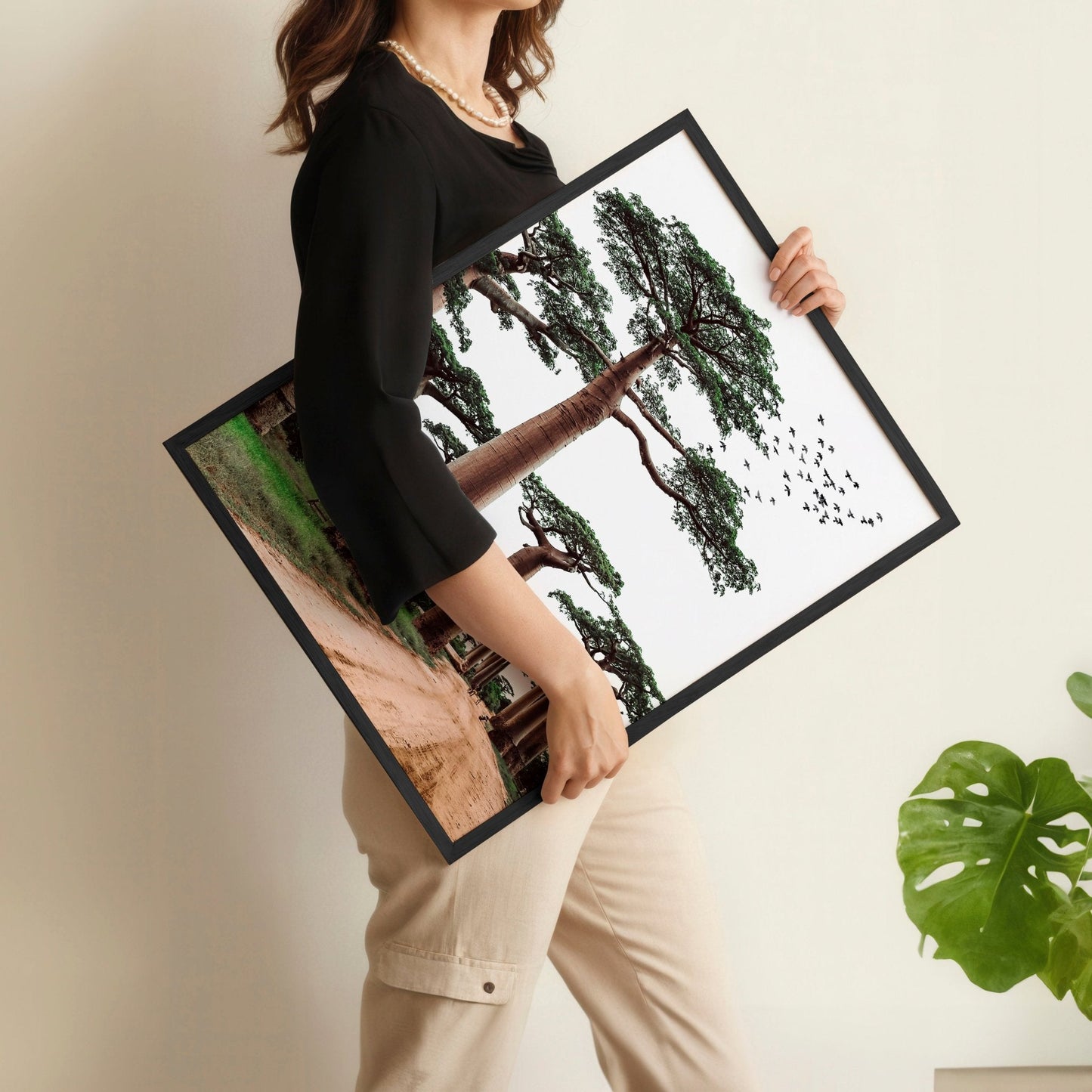 Wall Art For Living Room Canvas | Set of 3 African Wildlife Wall art Prints