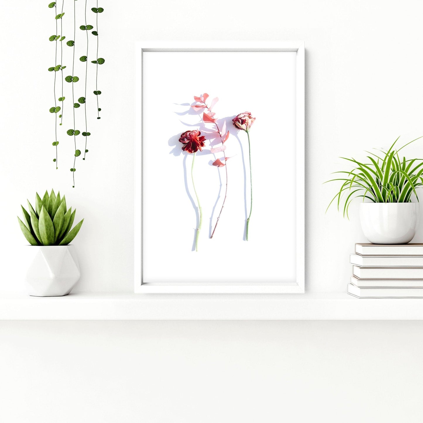 Bathroom wall hanging | set of 3 framed wall art