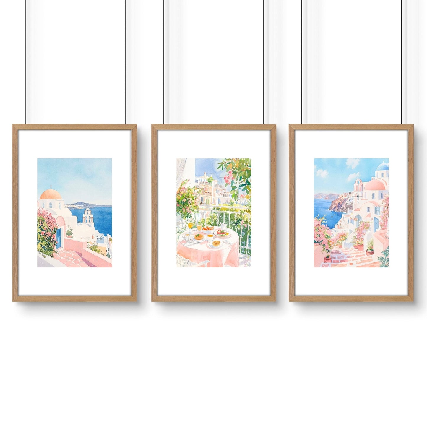 Wall Art In Three Pieces | Set of 3 Beach Decor Wall art Prints