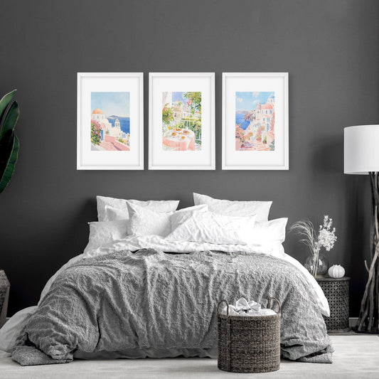 Wall Art In Three Pieces | Set of 3 Beach Decor Wall art Prints