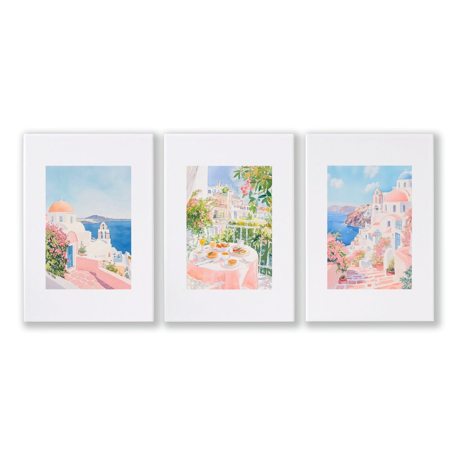 Wall Art In Three Pieces | Set of 3 Beach Decor Wall art Prints
