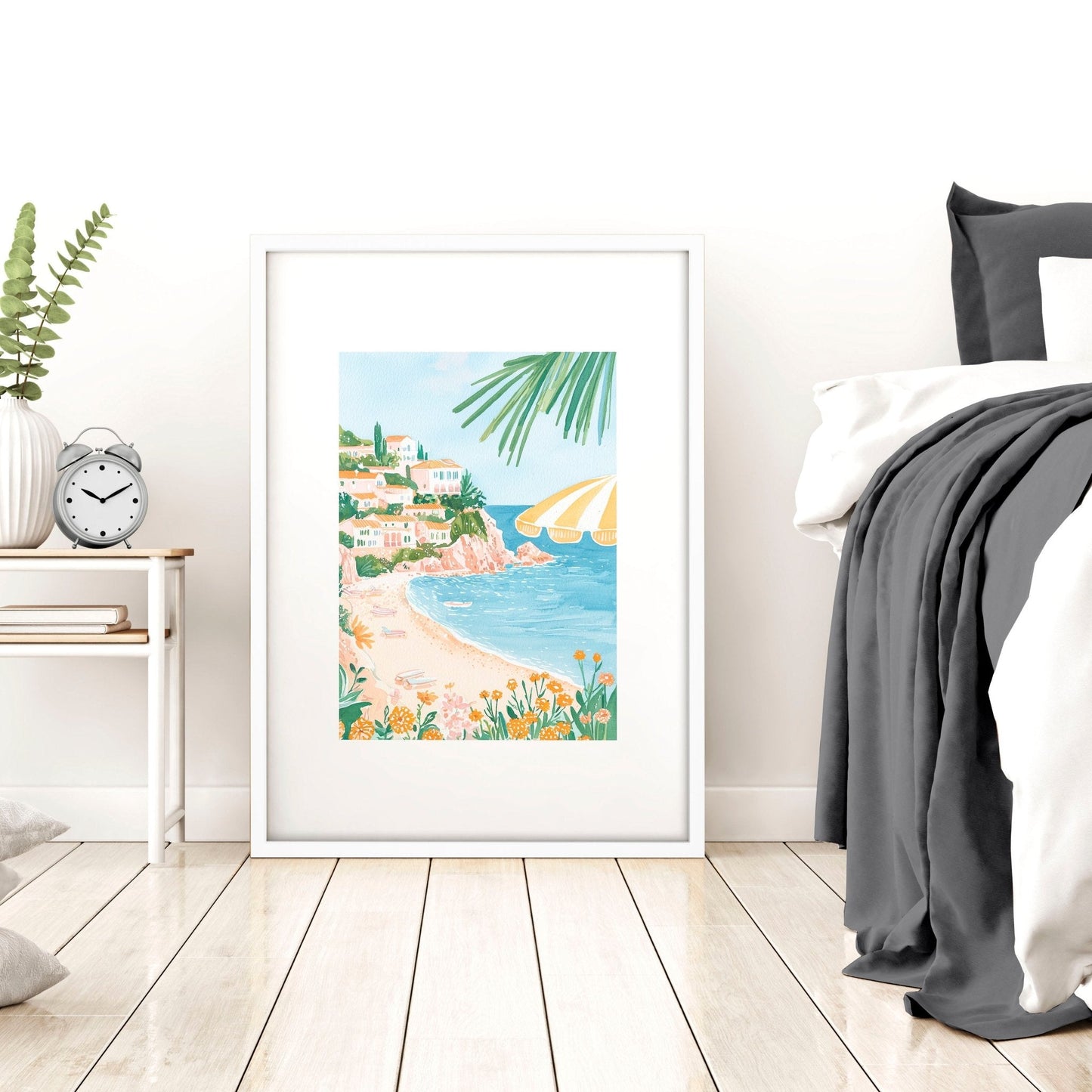 Wall Art Large Framed | Set of 3 Beach Decor Wall art Prints