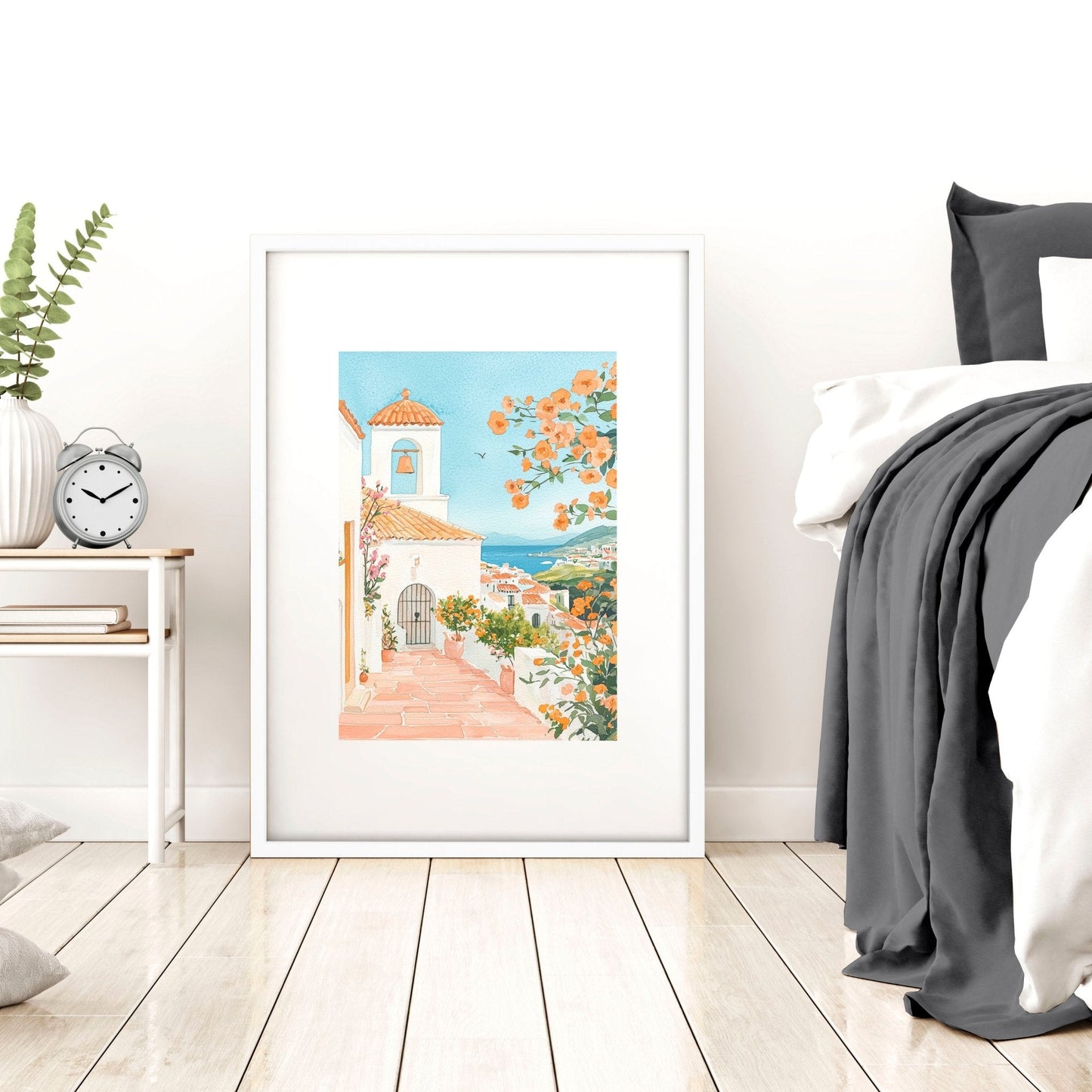 Wall Art Large Framed | Set of 3 Beach Decor Wall art Prints