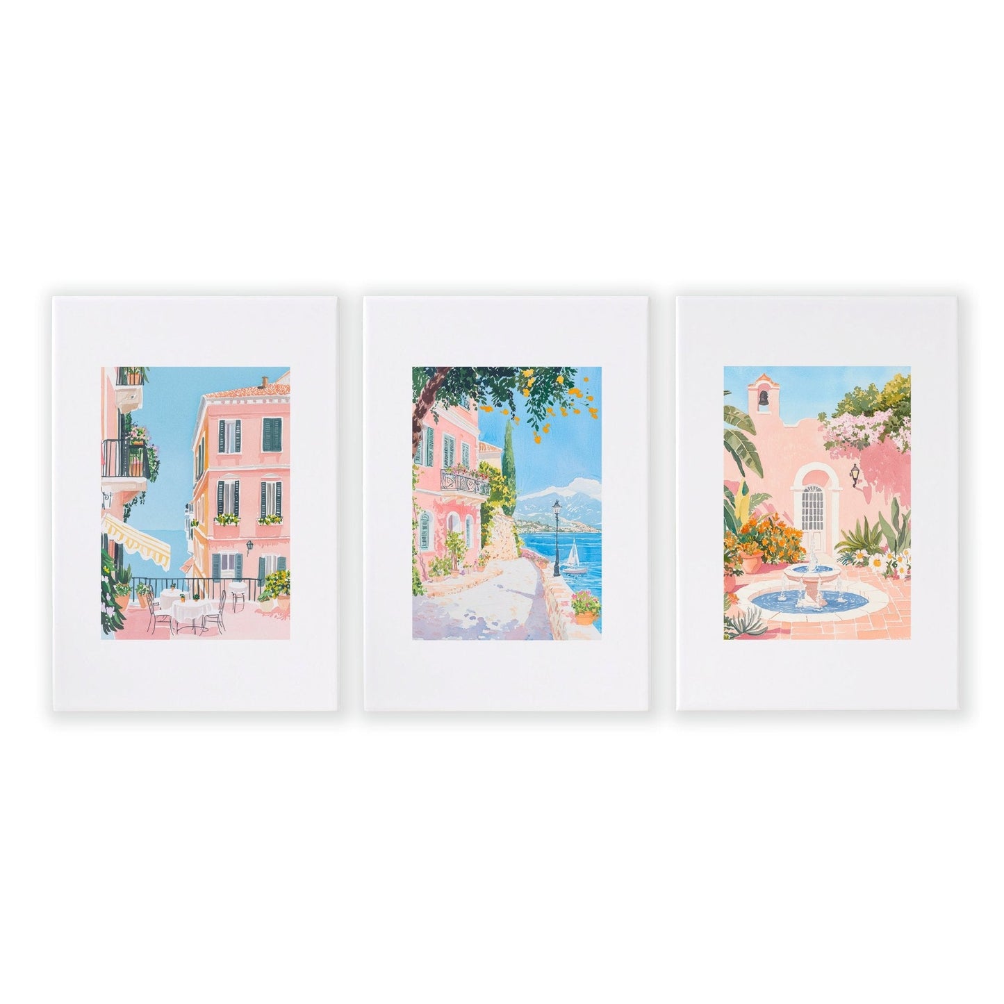 Wall Art Large | Set of 3 Beach Decor Wall art Prints