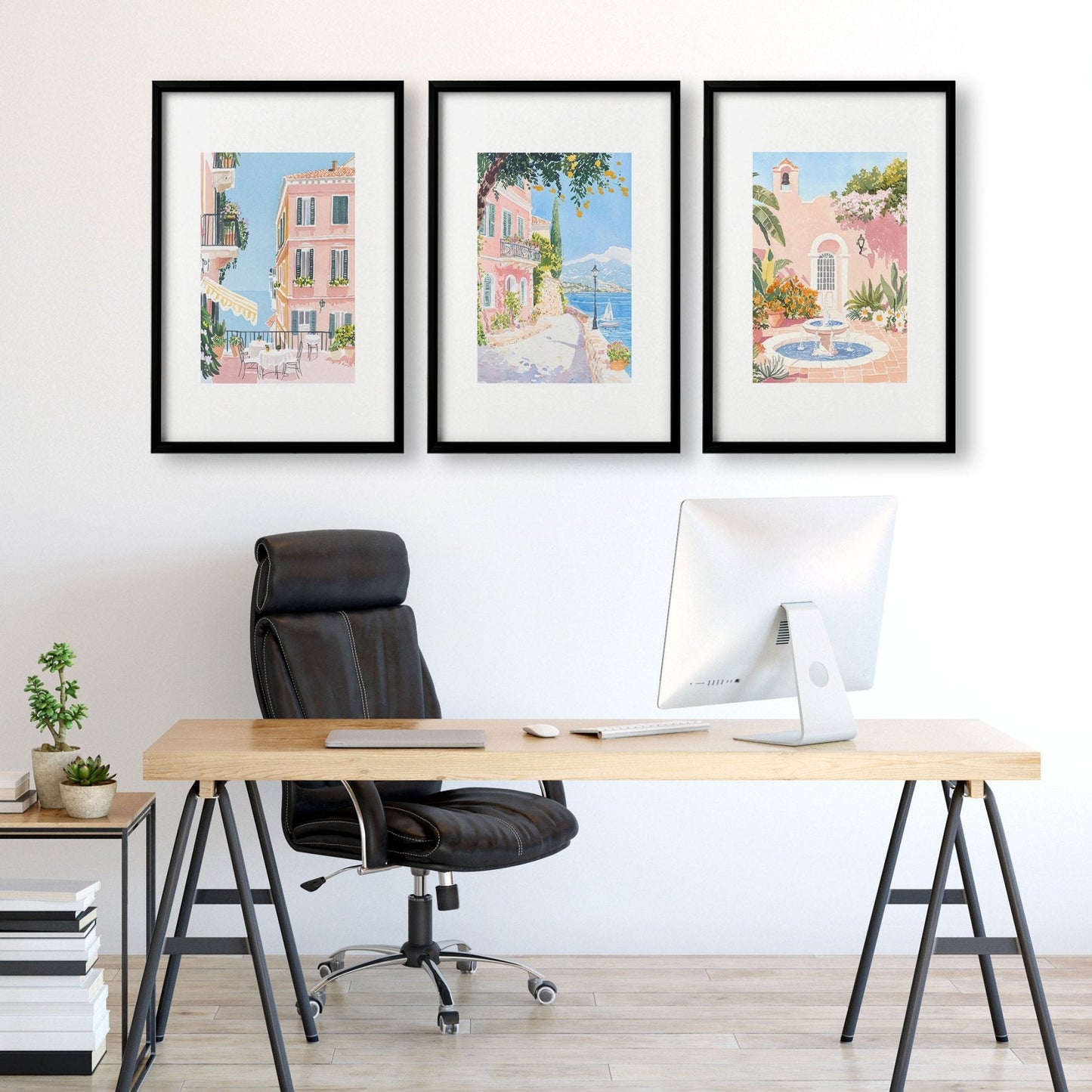 Wall Art Large | Set of 3 Beach Decor Wall art Prints