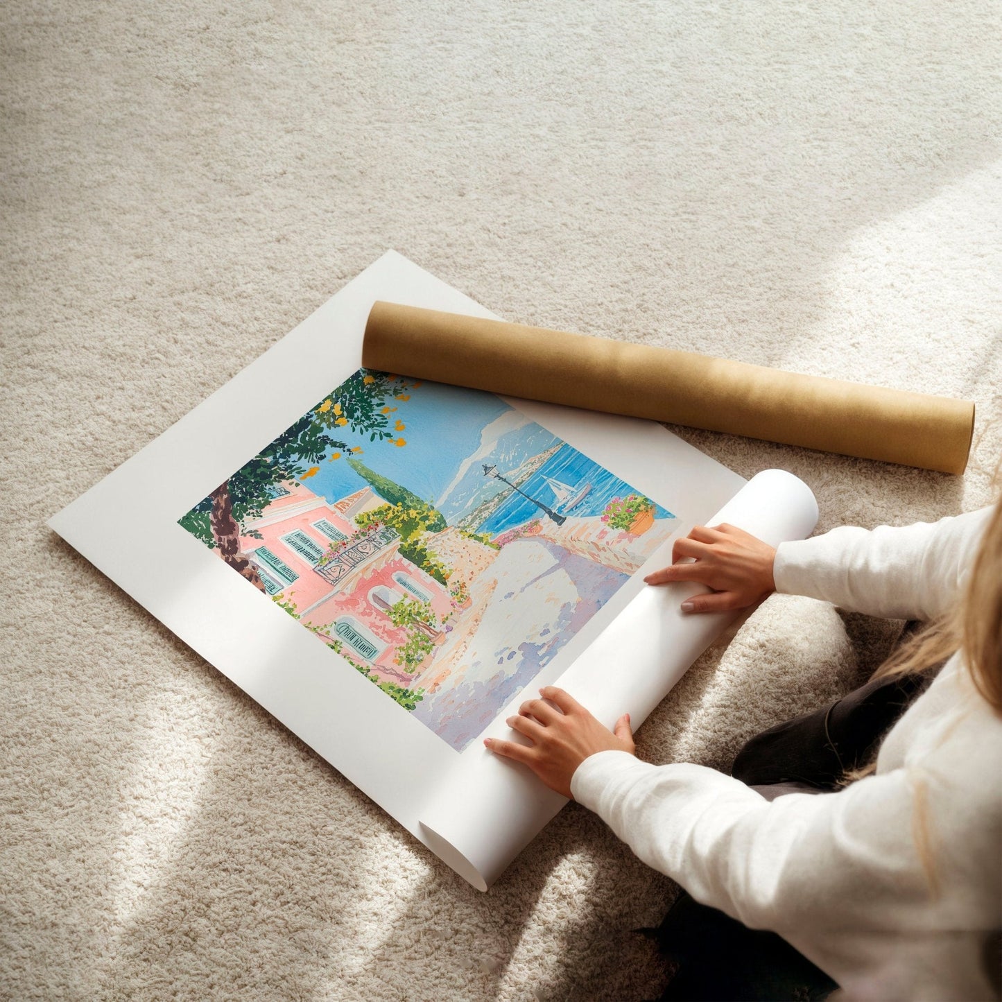 Wall Art Large | Set of 3 Beach Decor Wall art Prints