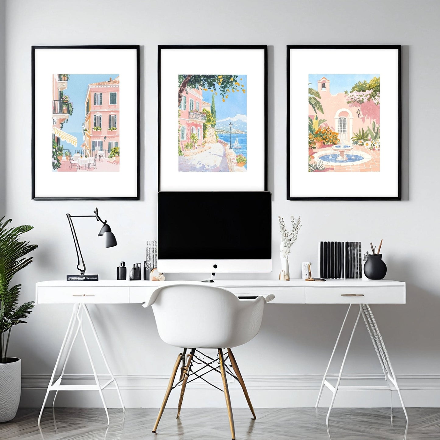 Wall Art Large | Set of 3 Beach Decor Wall art Prints