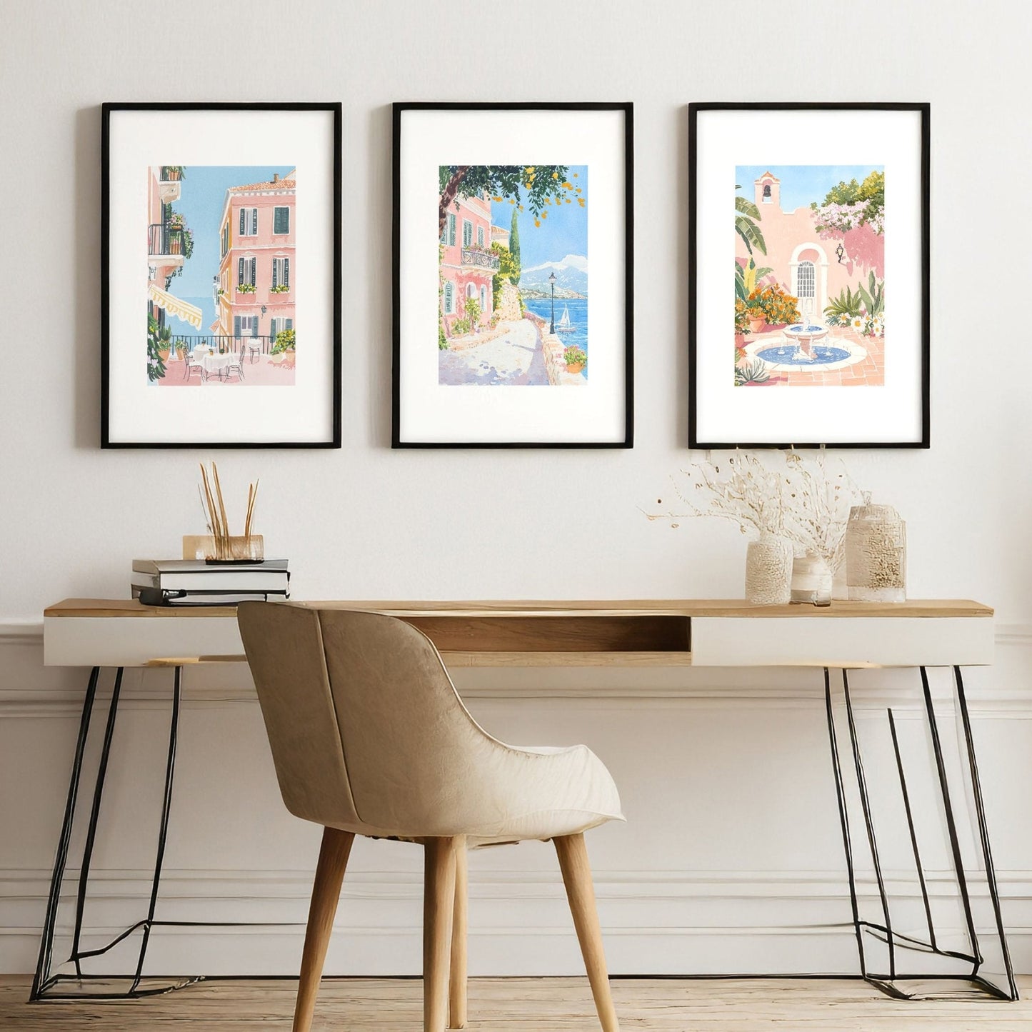 Wall Art Large | Set of 3 Beach Decor Wall art Prints