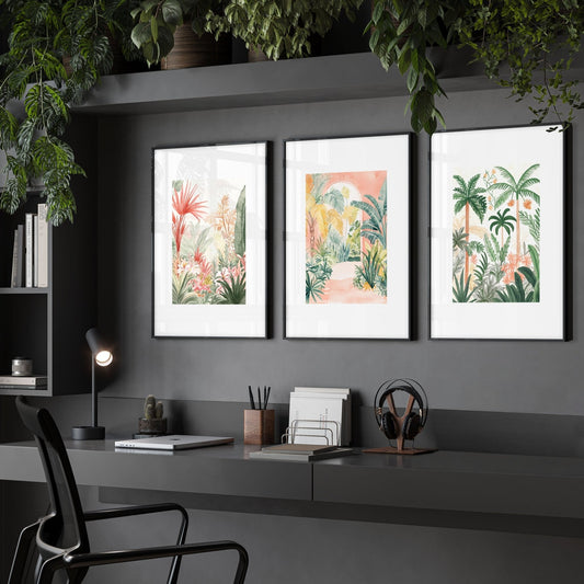 Wall Art Pictures | Set of 3 Beach Decor Wall art Prints