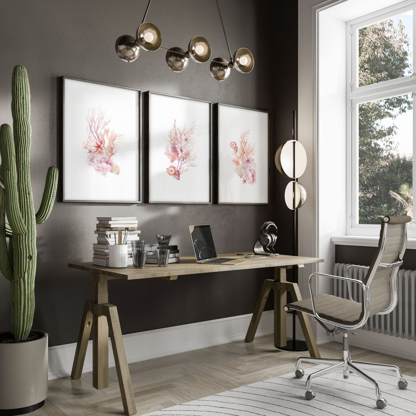 Wall Art Sea | Set of 3 Seashells Wall art Prints