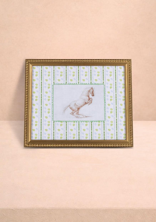 Stable Beauty Framed Print Playful Sophistication for Children's Bedrooms