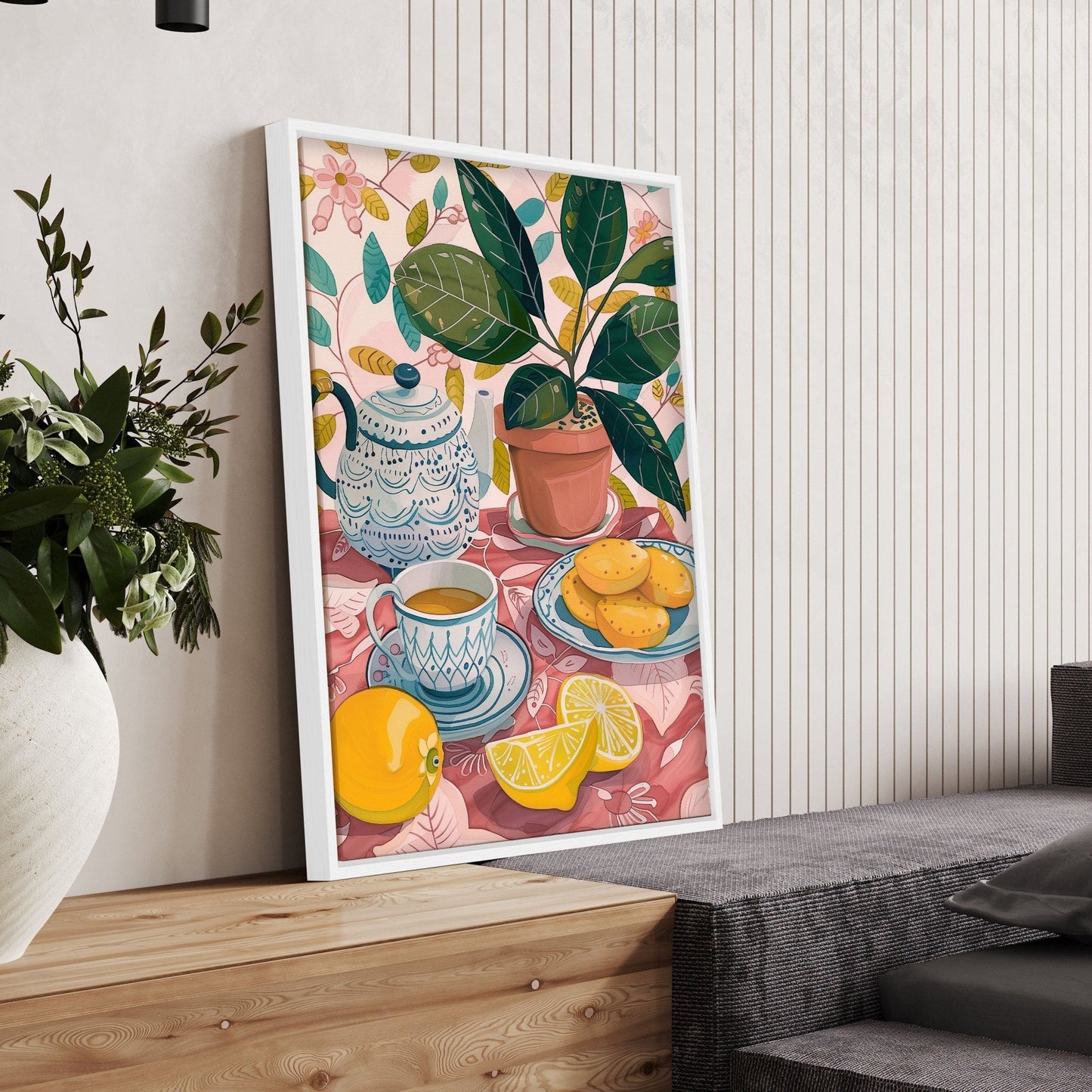 Wall Decor Ideas For Hallway | Set of 2 Italian Lifestyle Wall art Prints