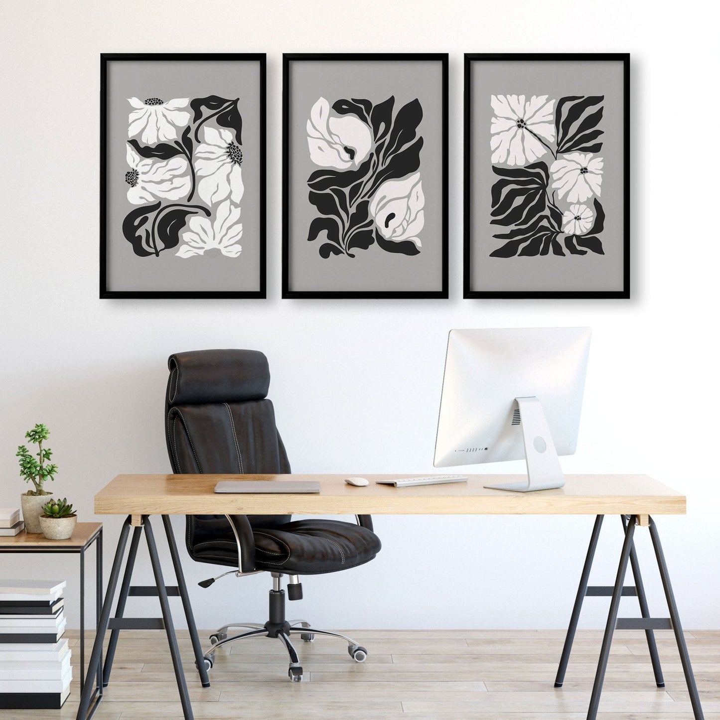 Wall Decoration Large | Set of 3 Botanical Wall art Prints