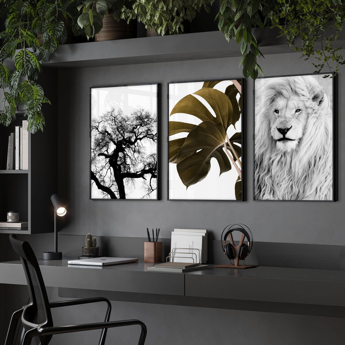 Wall Hanging Art | Set of 3 African Wildlife Wall art Prints