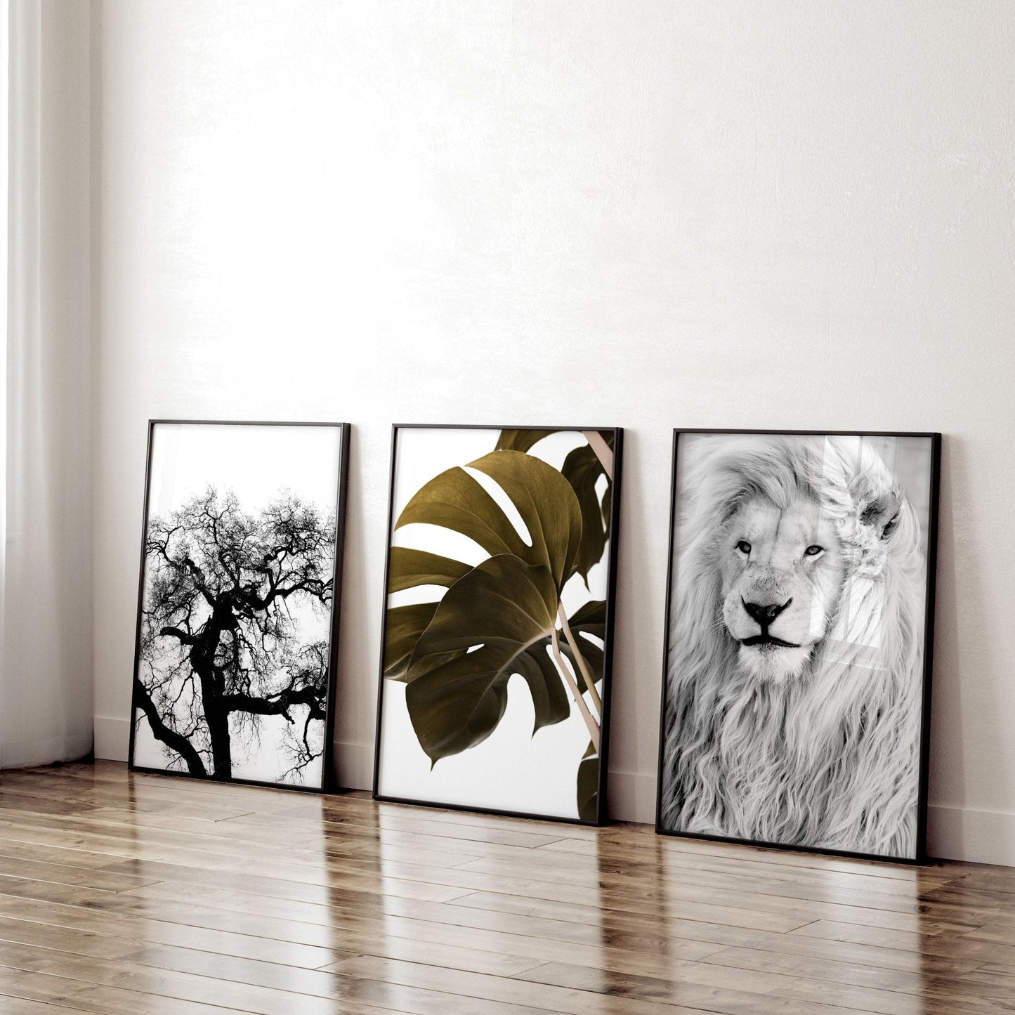 Wall Hanging Art | Set of 3 African Wildlife Wall art Prints
