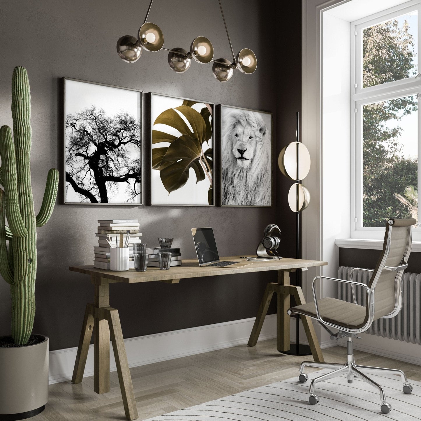 Wall Hanging Art | Set of 3 African Wildlife Wall art Prints