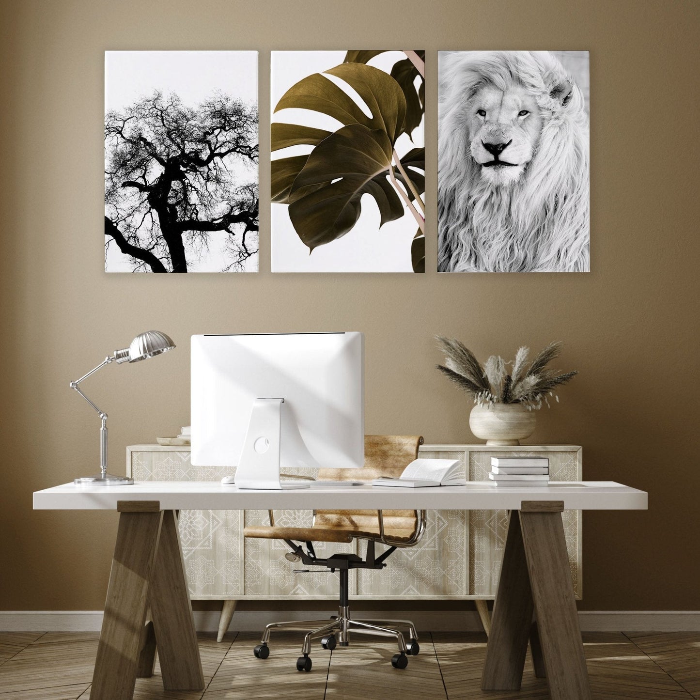 Wall Hanging Art | Set of 3 African Wildlife Wall art Prints