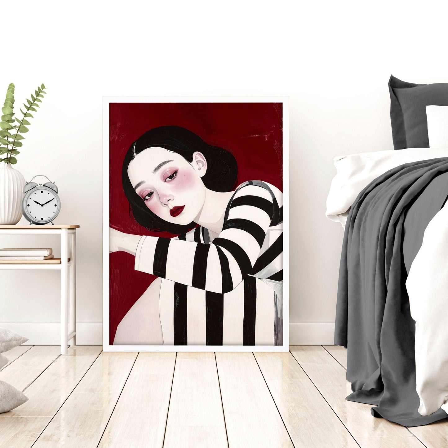 Wall Hangings For Bedroom | Set of 3 Women Art Prints