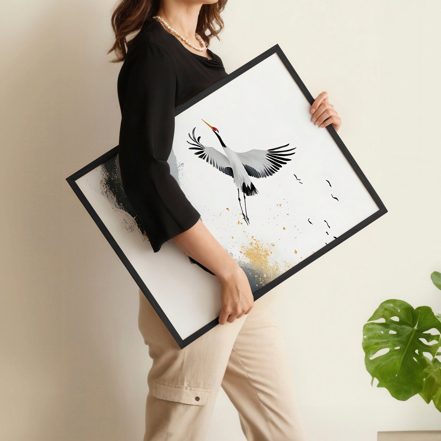 Wall Pictures Hanging | Set of 3 Asian Inspired Wall art Prints