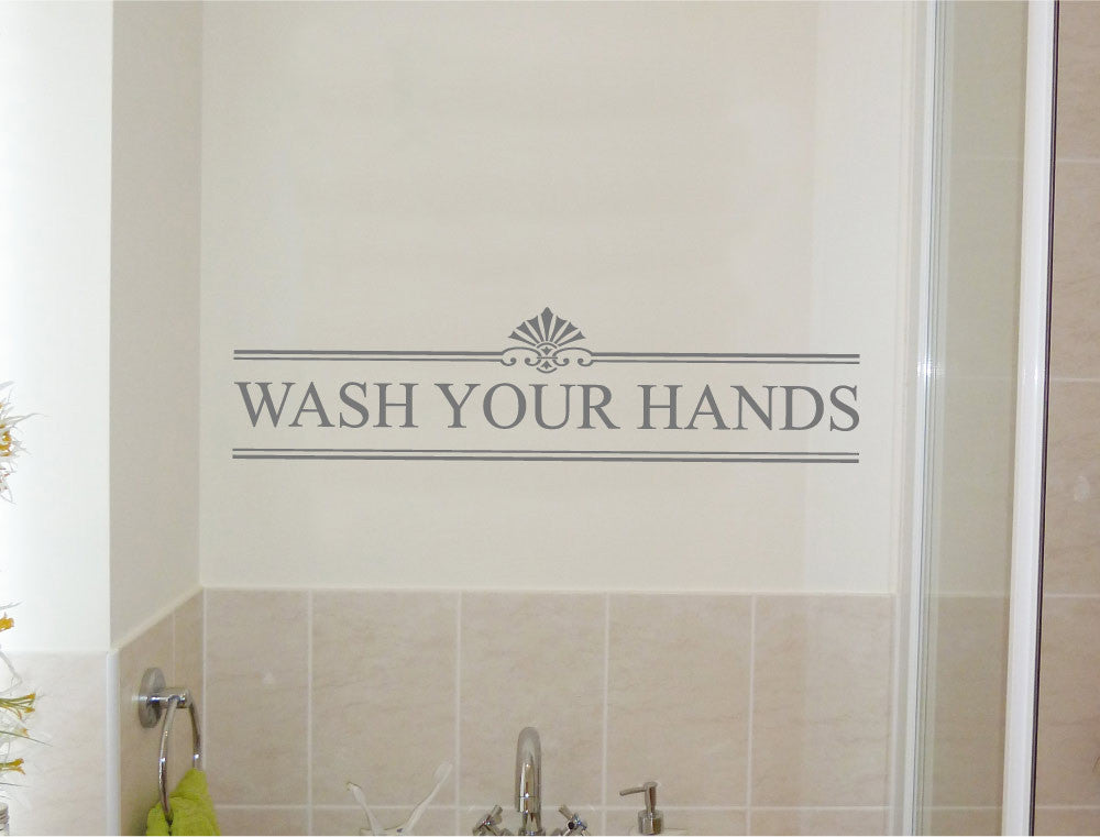 Wash Your Hands Decal