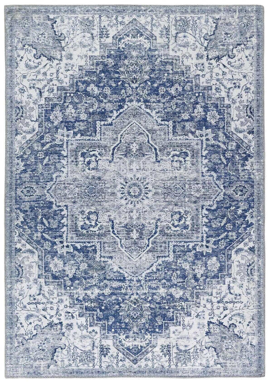 Washable Rug Eterna Blue