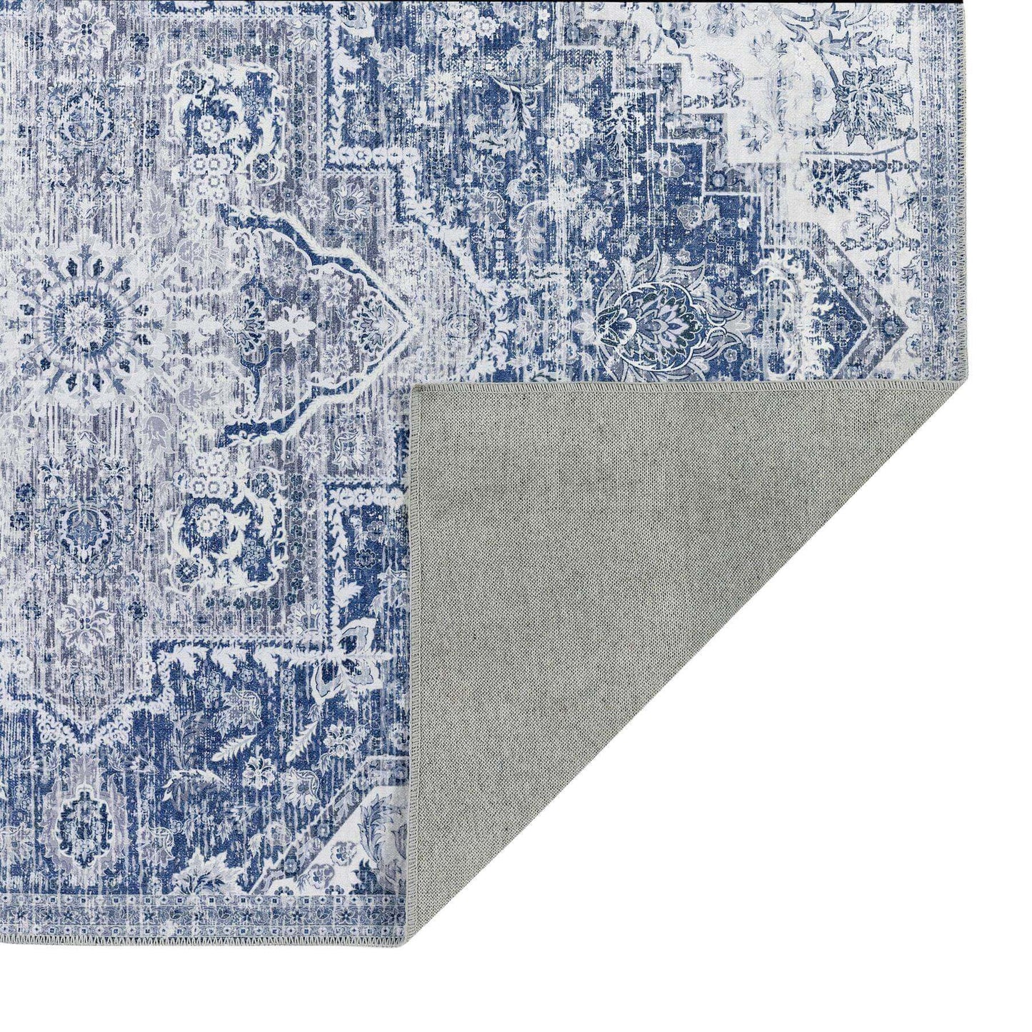 Washable Rug Eterna Blue