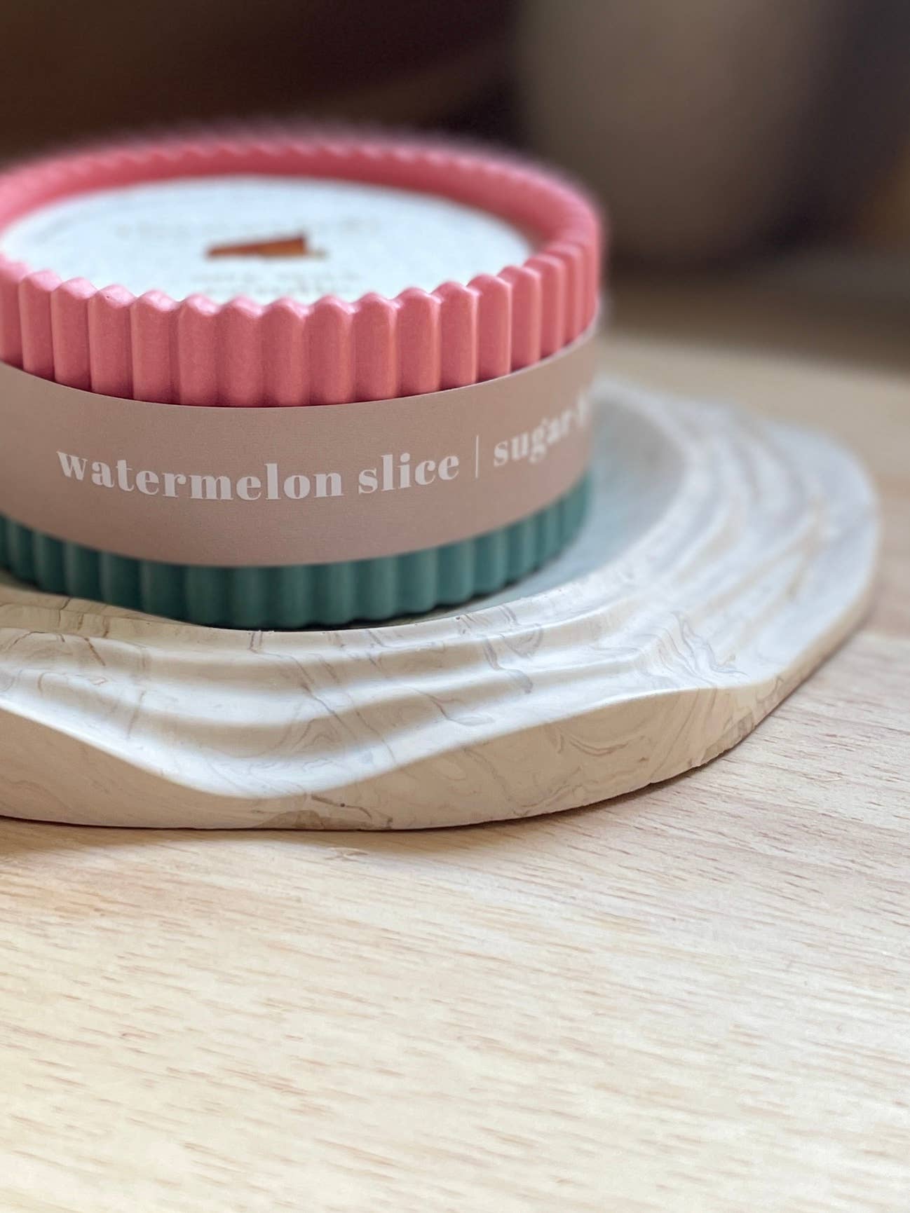 Watermelon Soy Candle – Fruity Summer Home Fragrance