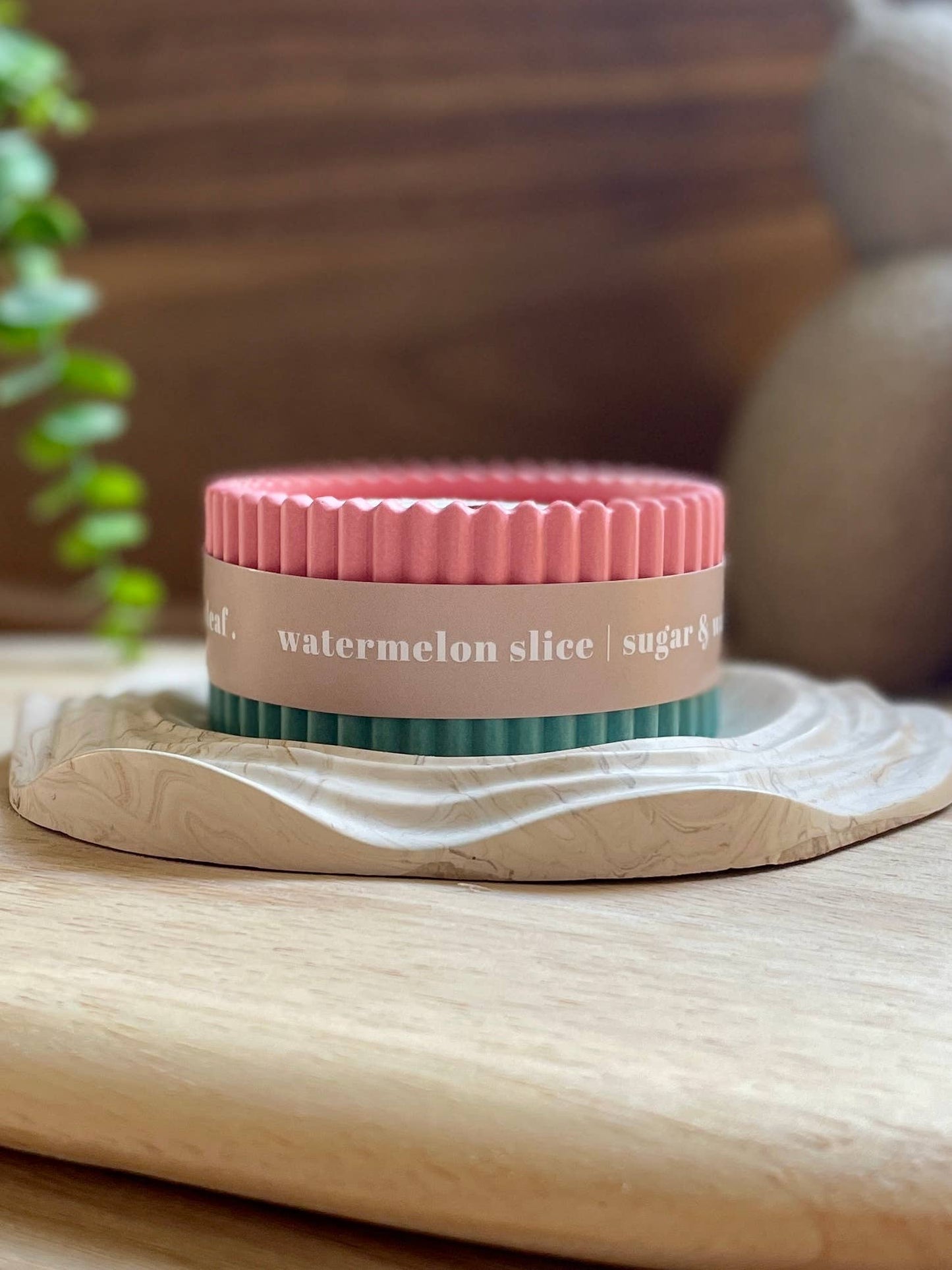 Watermelon Soy Candle – Fruity Summer Home Fragrance