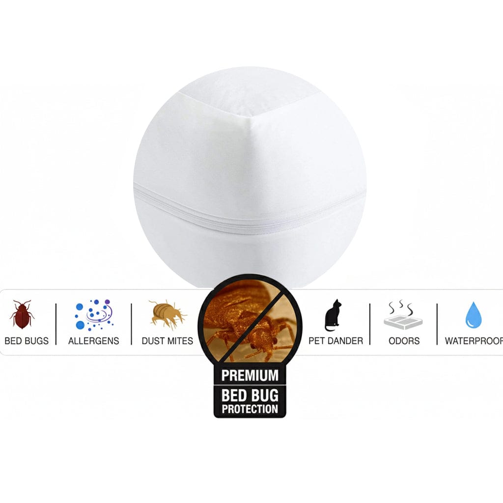 Waterproof Anti Bed Bug Mattress Protector Extra Deep Hypoallergenic Dust Mite Barrier Zipper Encaser by OLIVIA ROCCO