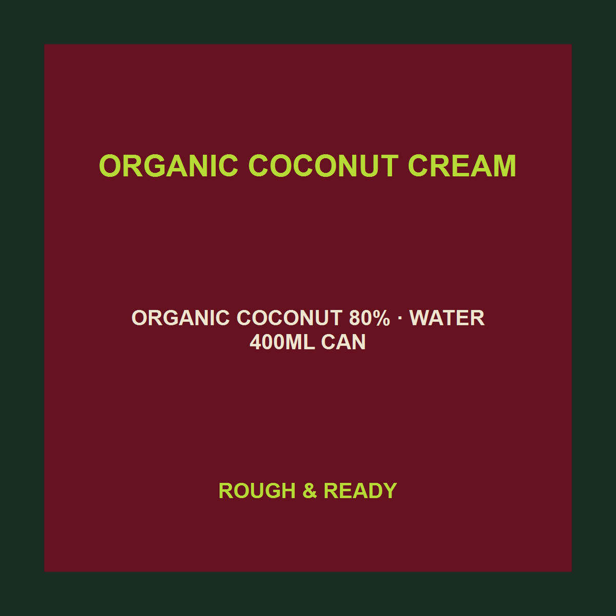 Biona Organic Coconut Cream