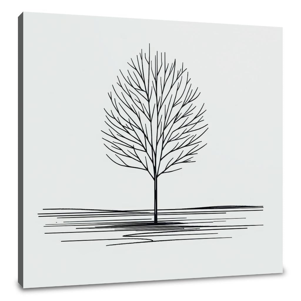 Solitary Tree Canvas