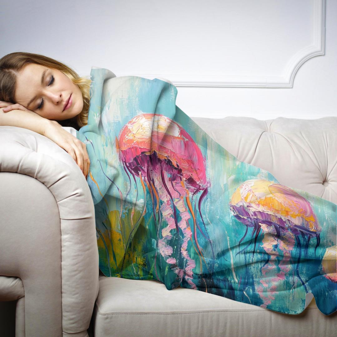 Aquatic Dreamscape Blanket