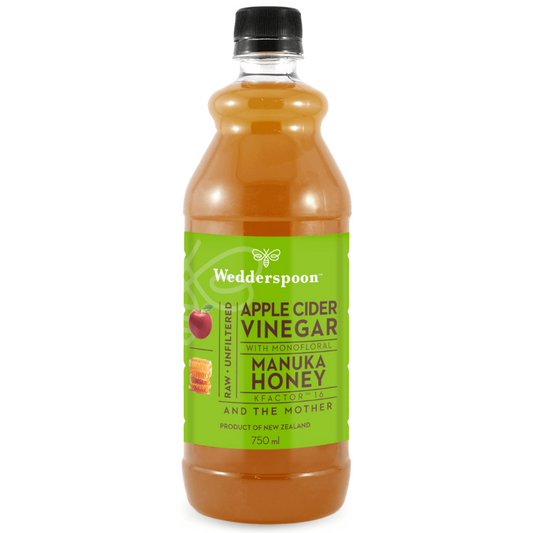 Wedderspoon Apple Cider Vinegar with Manuka Honey 750ml