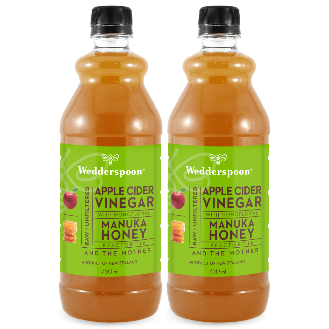 Wedderspoon Apple Cider Vinegar with Manuka Honey Twin Pack 750ml
