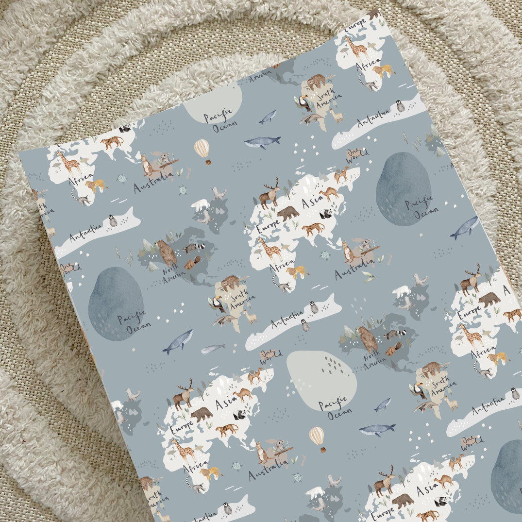 Anti-Roll Wedge Changing Mat - One World