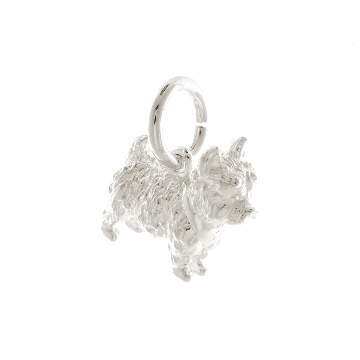 West Highland Terrier Silver Dog Charm
