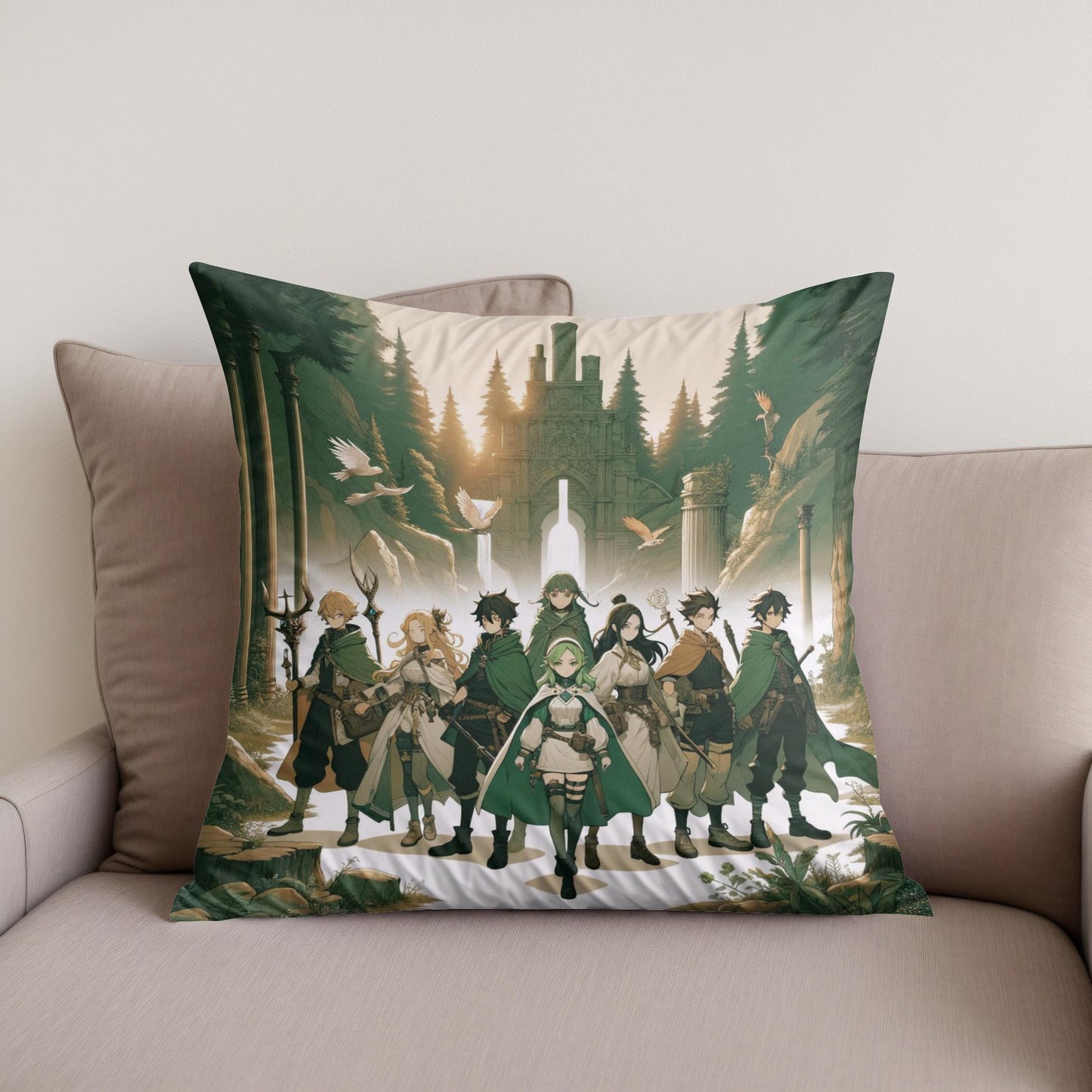 Quest of Unity Cotton Cushion