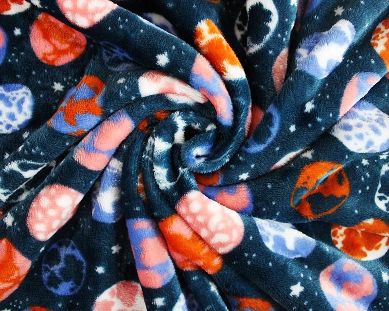 What An Earth Cuddle Fleece Fabric Blanket Loungewear