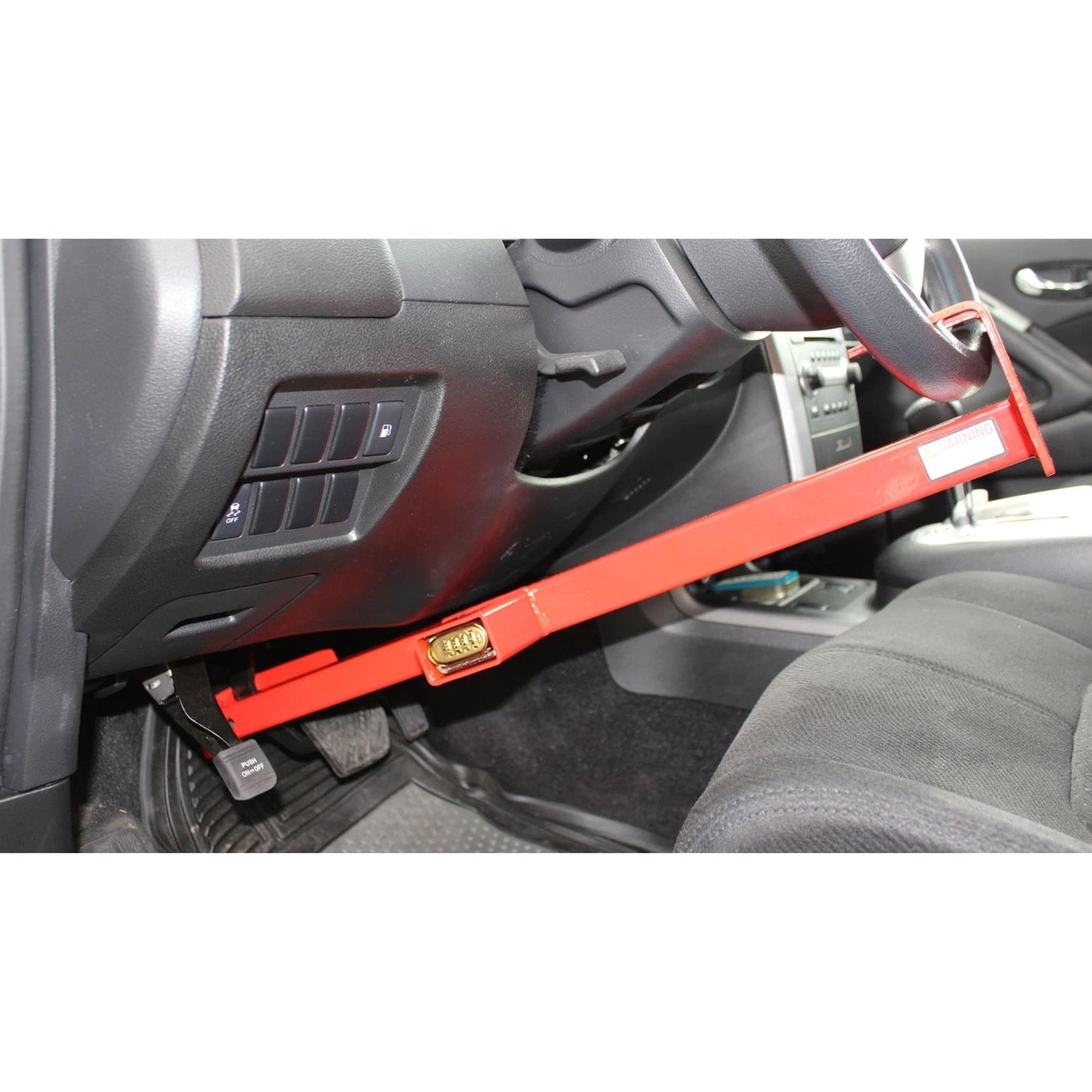 Steering Wheel To Brake Pedal Lock Heavy Duty