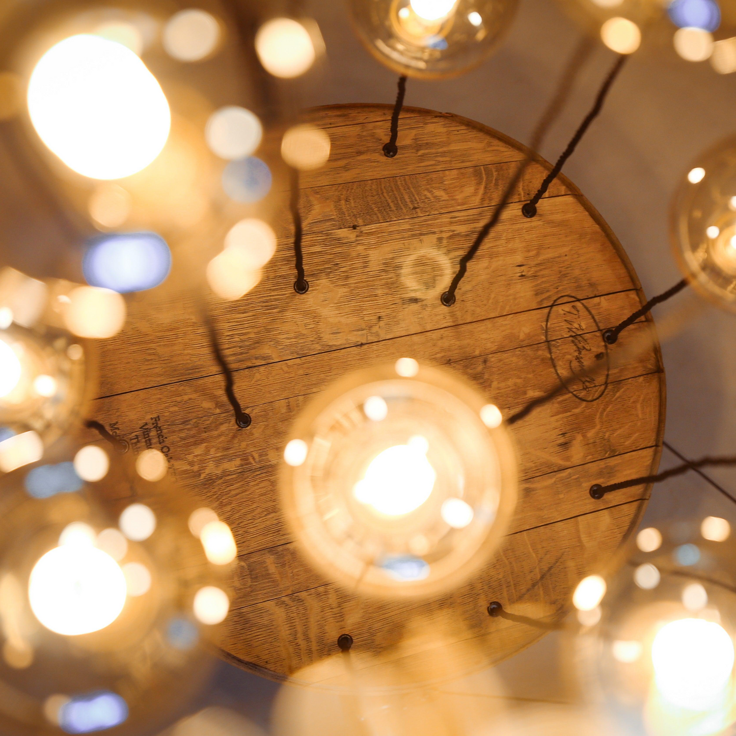 Whiskey Cascade Chandelier 15 lamp holders