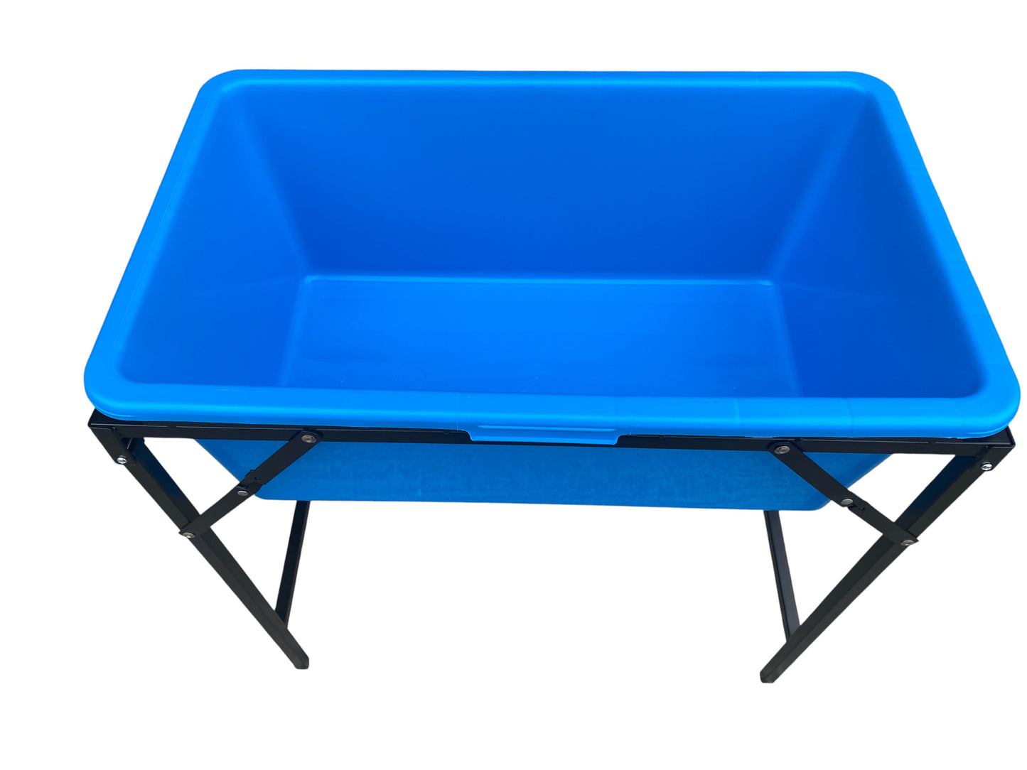 Blue Dog Bath with Drain Valve (Lime) and Stand