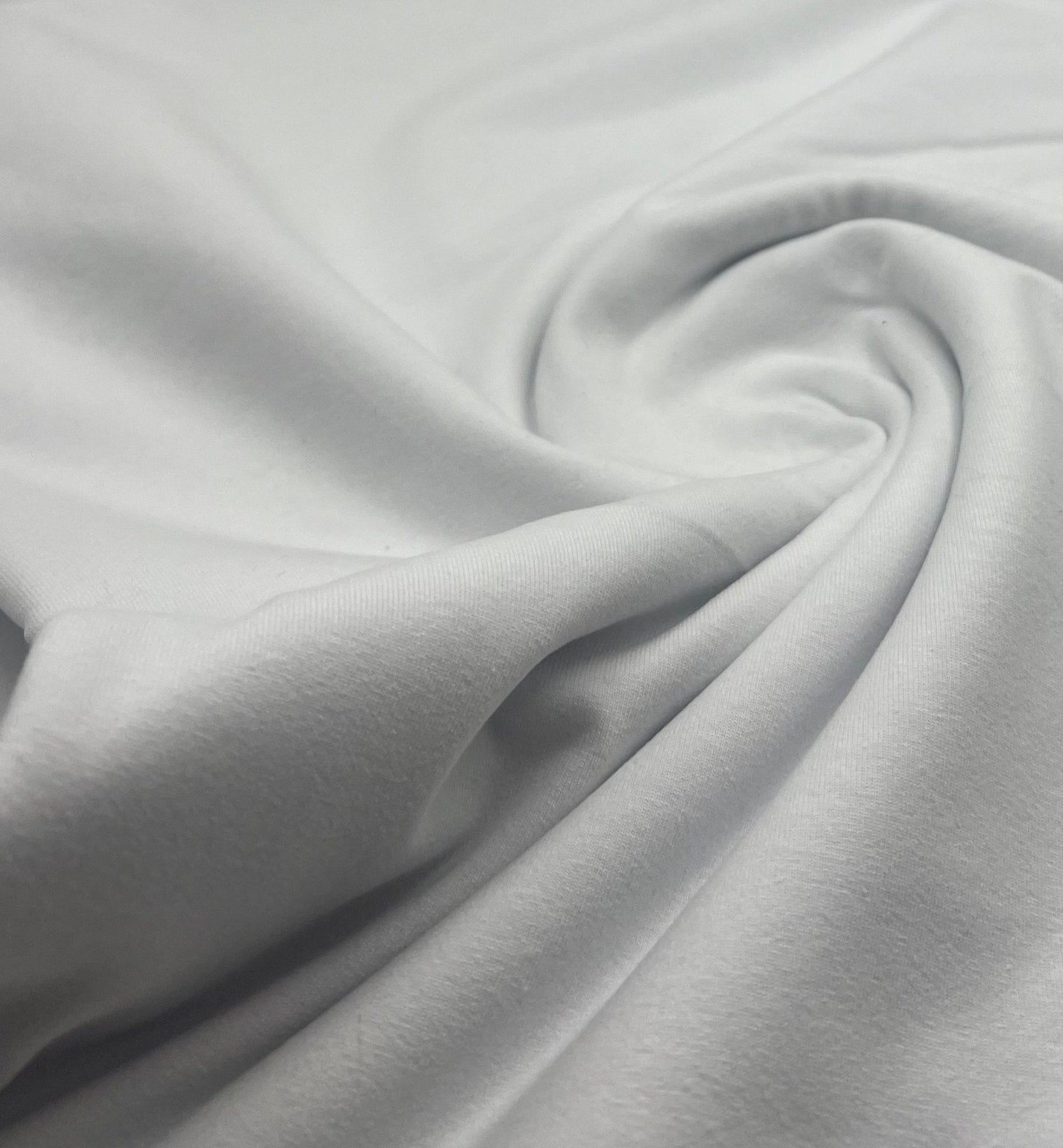 White Cotton Stretch Jersey 200 GSM 95/5 Lycra 4 Way Stretch