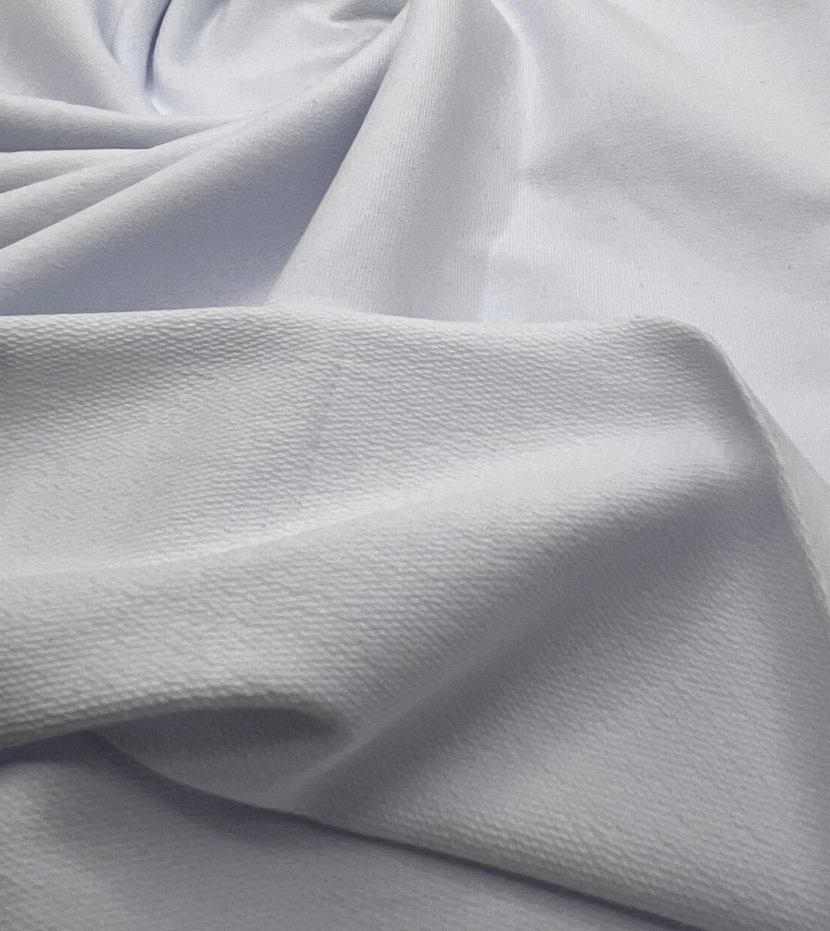 White French Terry Loopback Cotton Jersey 230 GSM 95/5 Lycra 4 Way Stretch