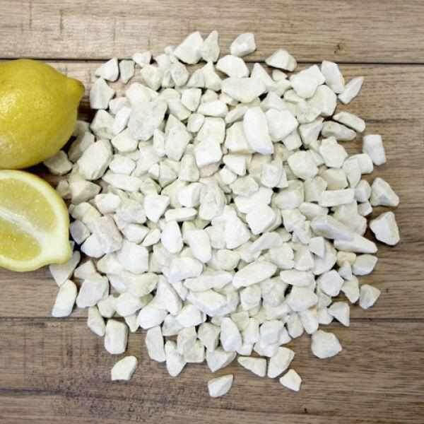 Polar White Marble Chippings Bulk bag