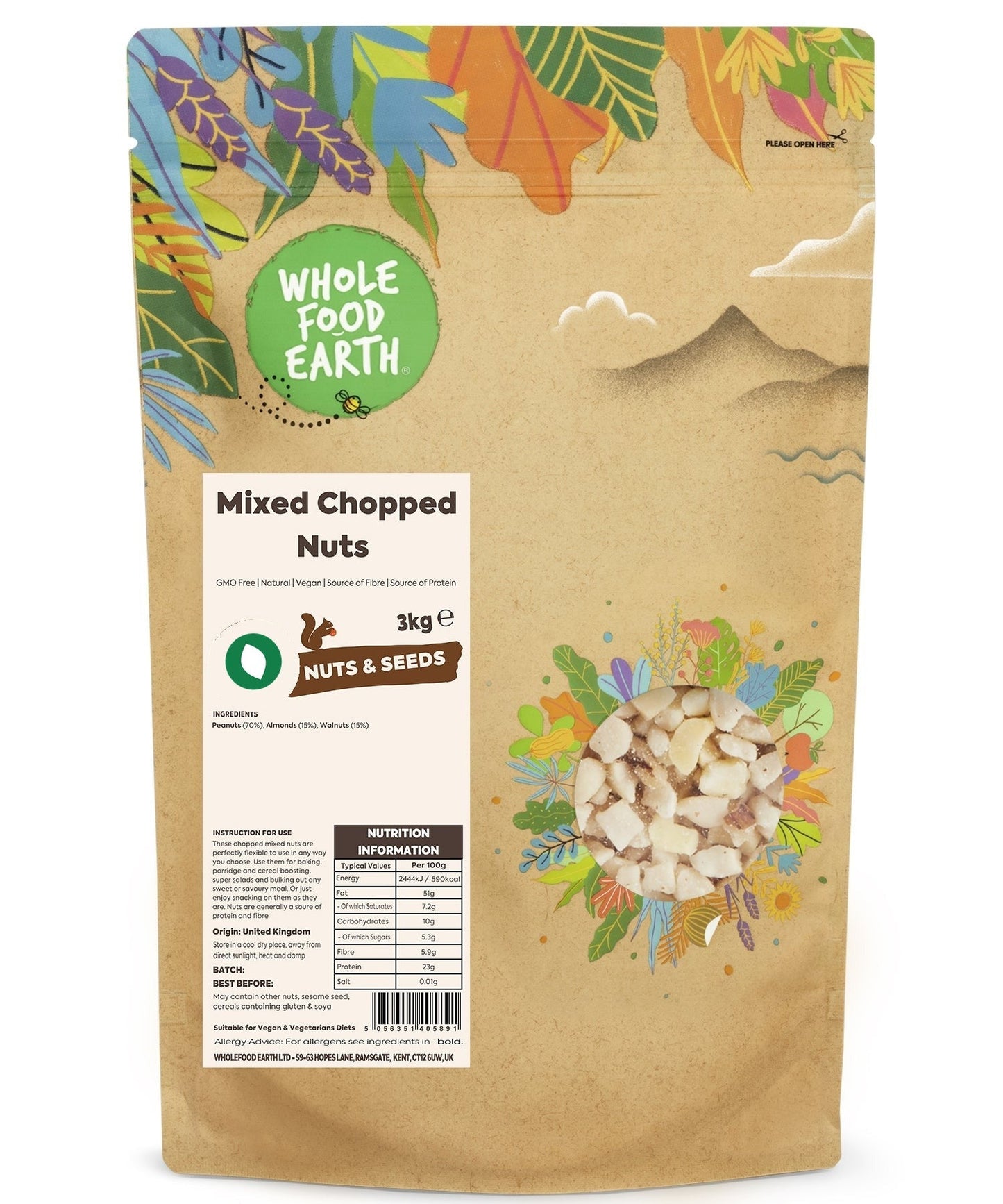 Mixed Chopped Nuts