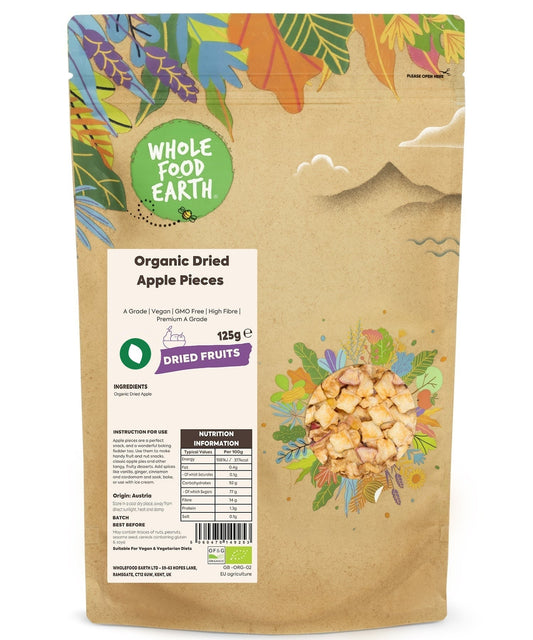 Organic Dried Apple Pieces (A Grade)