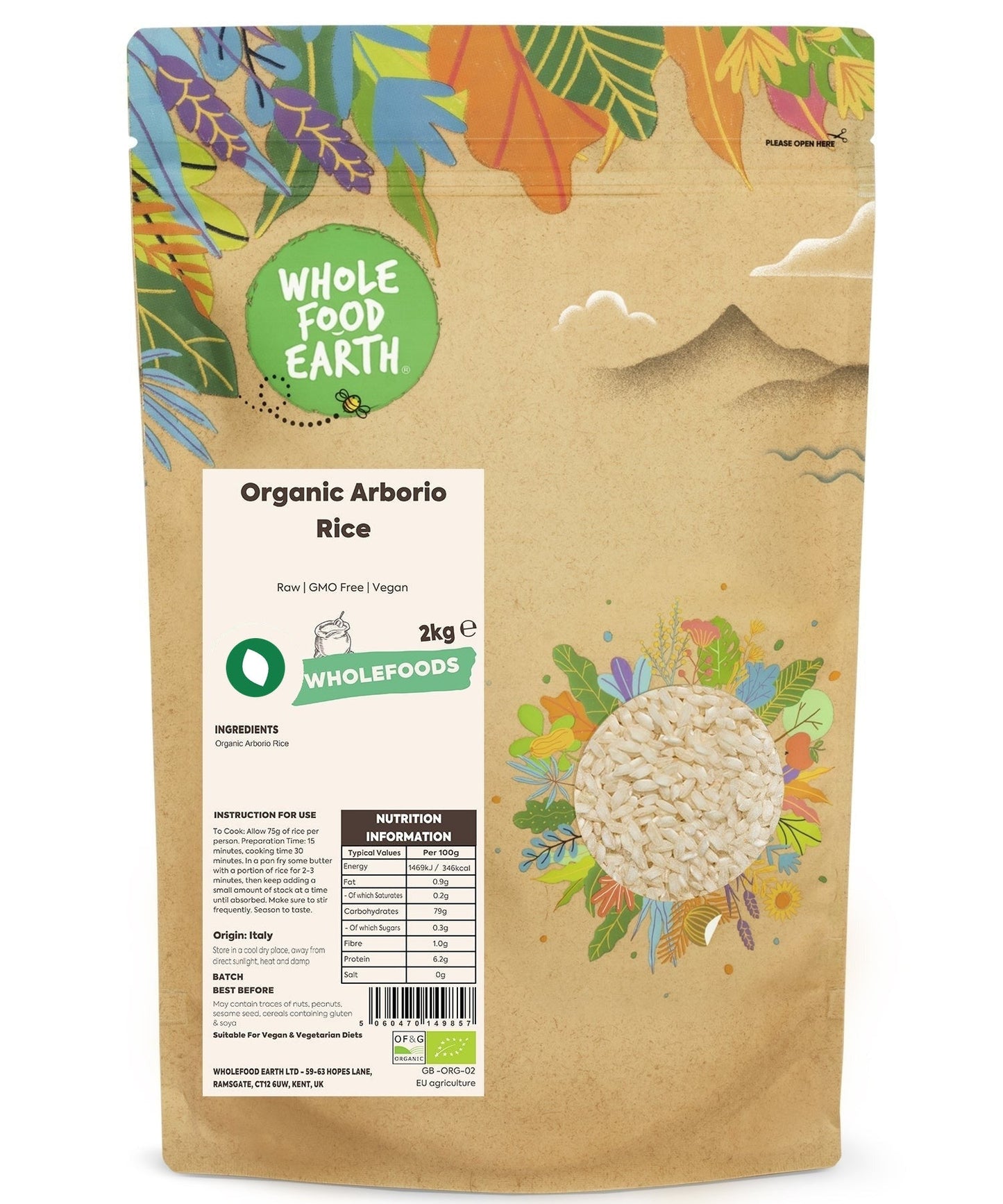 Organic Arborio Rice