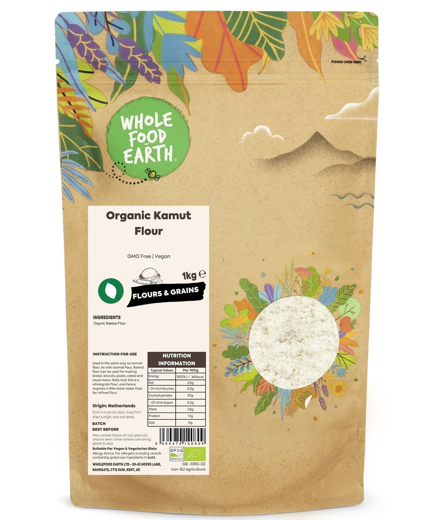 Organic Kamut Flour