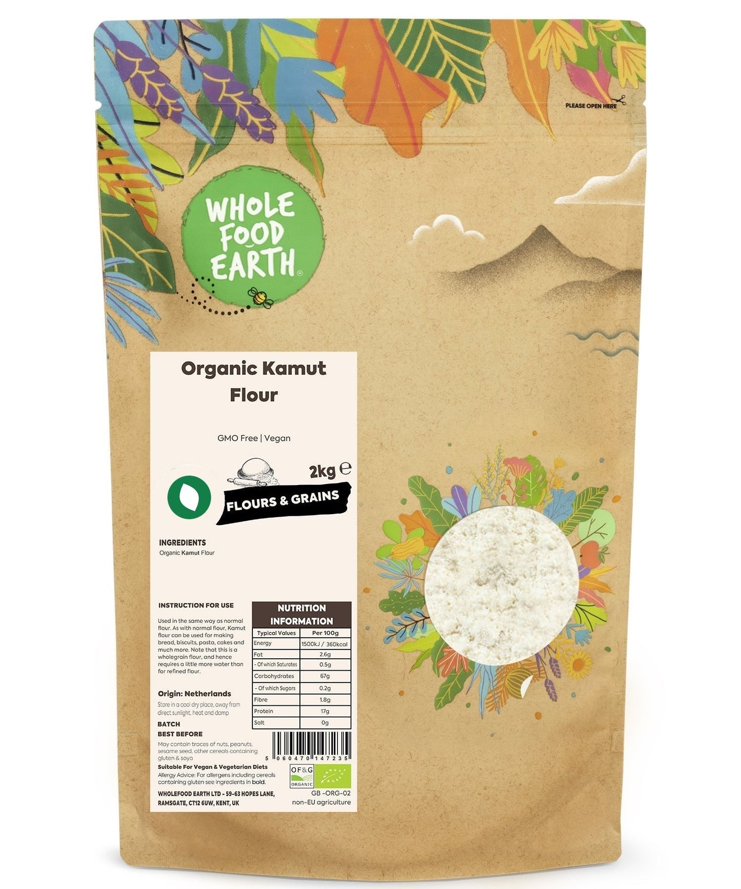 Organic Kamut Flour